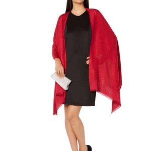 INC International Concepts Reversible Shine Pashmina Wrap (Baked Apple, OS)